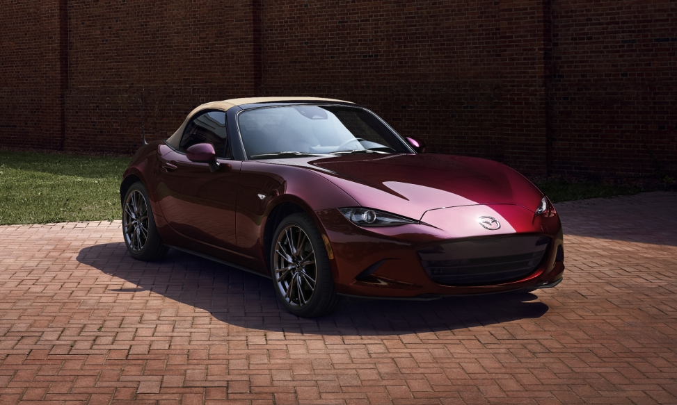 Red 2025 Mazda MX-5 Miata